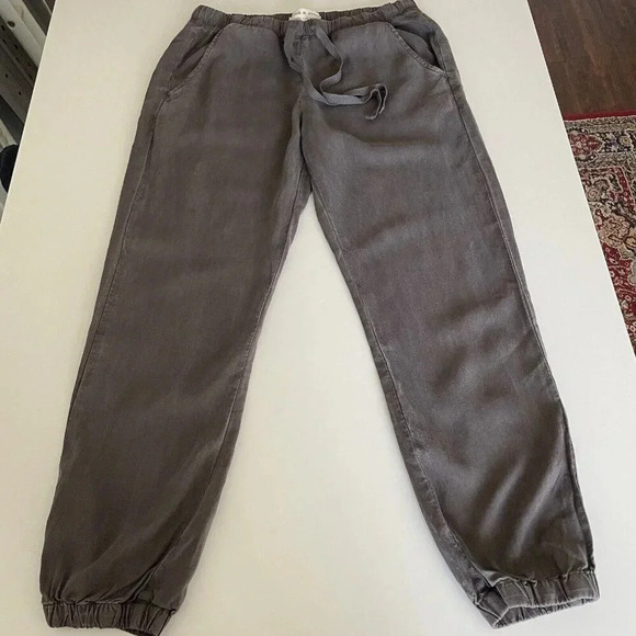 Anthropology Cloth & Stone Women XS Gray Tencel Pull on Jogger Pants Comfy - Picture 3 of 13